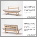 旭川家具 カンディハウス アルプソファーベッド（S） 北海道タモNF／張地（布） ブレンドLGY_01823