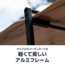 【鎌倉天幕】GL&nbsp;TABLE&nbsp;800&nbsp;棚2枚・高さ2段階&nbsp;アウトドア&nbsp;＆&nbsp;インドア&nbsp;&nbsp;テーブル&nbsp;KTM-T80【ポイント交換専用】