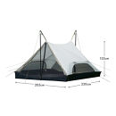【鎌倉天幕】HIDEOUT&nbsp;SHELTER&nbsp;/&nbsp;HIDEOUT&nbsp;TC専用インナー&nbsp;テント&nbsp;KTMHO-S【ポイント交換専用】
