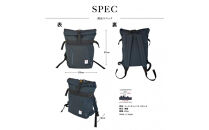 【鎌倉天幕】×&nbsp;AS2OV&nbsp;Alberton&nbsp;Classic&nbsp;Roll&nbsp;Pack&nbsp;2Way&nbsp;日本製ロールパック/バックパック&nbsp;KTM-ASBP【ポイント交換専用】