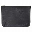 MASSTARD&nbsp;-MINIMAL&nbsp;LEATHER&nbsp;POUCH&nbsp;LARGE-&nbsp;BLACK【ポイント交換専用】