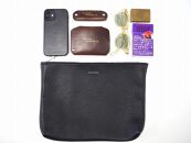 MASSTARD&nbsp;-MINIMAL&nbsp;LEATHER&nbsp;POUCH&nbsp;LARGE-&nbsp;BLACK【ポイント交換専用】