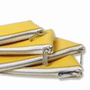MASSTARD&nbsp;-MINIMAL&nbsp;LEATHER&nbsp;POUCH&nbsp;SMALL-&nbsp;YELLOW【ポイント交換専用】