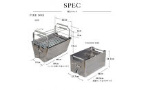 【鎌倉天幕】×WILD&nbsp;THINGS&nbsp;FIRE&nbsp;BOX&nbsp;一台二役(焚き火台、保管＆持ち運びボックス)&nbsp;WT-FB【ポイント交換専用】
