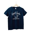 【ネイビー・Lサイズ】鎌倉の人気キャラクター「カマクマ」のTシャツとTOTEバッグ【ポイント交換専用】