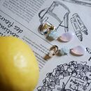 さくらひとえ&nbsp;&nbsp;アクアマリン　イヤリング【ポイント交換専用】