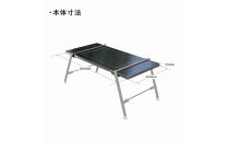 【鎌倉天幕】GL&nbsp;TABLE&nbsp;800&BBQ&nbsp;UNIT&nbsp;天然木テーブル＆ステンレス天板(火床台仕様)セット&nbsp;KTM-T80＆KTM-BT80【ポイント交換専用】