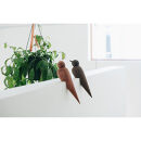 【Bubinga（ブビンガ）：あか茶】【銘木再生】幸運を運ぶ木製オブジェliving_bird&nbsp;燕