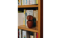 【Bubinga（ブビンガ）：あか茶】【銘木再生】幸運を運ぶ木製オブジェliving_bird&nbsp;梟