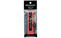 ダンロップ　テニス　グリップ　TOUR-TAC　5枚セット　＜カラー：レッド＞