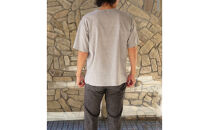 【和心衣・ワゴロモ】ビワコットン生地を使用したサラッと快適Ｔシャツ&nbsp;＜カラー：グレー＞【サイズ：M】