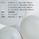 [HIJICA]テーブルウェア「MELLOW」4点セット　ブルーホワイト　HJC-me4setBW