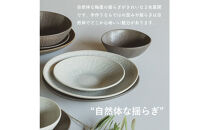 [HIJICA]MELLOW_ディナープレート24cm　ブルーホワイト　HJC-04BW