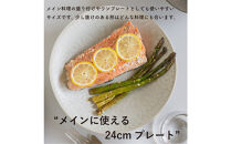 [HIJICA]MELLOW_ディナープレート24cm　ダークグレー　HJC-04DG