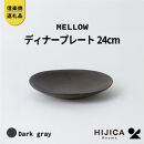 【ポイント交換専用】[HIJICA]MELLOW_ディナープレート24cm　ダークグレー　HJC-04DG