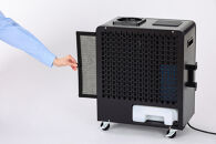 スポットクーラー&nbsp;1.8kW&nbsp;ISAC-1801U-B&nbsp;ブラック