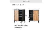 【ブラウン】シューズボックス&nbsp;シューズラック&nbsp;靴箱&nbsp;シューズ&nbsp;収納&nbsp;靴収納&nbsp;コレクションボード&nbsp;本棚&nbsp;棚収納&nbsp;可動棚&nbsp;ロータイプ