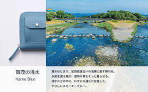 【京都市ふるさと納税】SMART&nbsp;MOVE!〈type2〉Kamo&nbsp;Blue｜賀茂の浅水（くすみ水色）｜京都&nbsp;ウォレット&nbsp;人気ブランド［&nbsp;京都&nbsp;財布&nbsp;本革&nbsp;スマートキー2個収納&nbsp;財布一体型キーケース&nbsp;ウォレット&nbsp;職人が一つ一つ手作り&nbsp;収納力&nbsp;コンパクト&nbsp;人気&nbsp;おすすめ&nbsp;かわいい&nbsp;ギフト&nbsp;プレゼント&nbsp;お取り寄せ&nbsp;通販&nbsp;送料無料&nbsp;ふるさと納税&nbsp;］