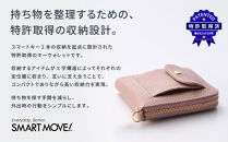 【京都市ふるさと納税】SMART&nbsp;MOVE!〈type2〉Sakura&nbsp;Grace｜ふわり春衣（くすみピンク）｜京都&nbsp;ウォレット&nbsp;人気ブランド［&nbsp;京都&nbsp;財布&nbsp;本革&nbsp;スマートキー2個収納&nbsp;財布一体型キーケース&nbsp;ウォレット&nbsp;職人が一つ一つ手作り&nbsp;収納力&nbsp;コンパクト&nbsp;人気&nbsp;おすすめ&nbsp;かわいい&nbsp;ギフト&nbsp;プレゼント&nbsp;お取り寄せ&nbsp;通販&nbsp;送料無料&nbsp;ふるさと納税&nbsp;］