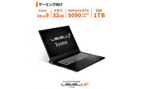 パソコン工房&nbsp;4年間物損保証&nbsp;18型ゲーミングノートPC&nbsp;Core&nbsp;Ultra&nbsp;9/5090/No.450