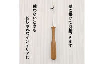 肩たたきバット&nbsp;肩たたき棒&nbsp;木製&nbsp;ブラックチェリー