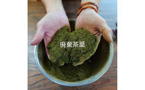 静岡お茶染めの本革コースターとキーホルダーセット（浅蒸し色）