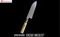 【高島屋選定品】〈堺刀司〉岩國作　三徳庖丁
