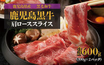 【特別企画】鹿児島黒牛カタローススライスセット計600ｇ〈R-701〉
