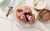 【卵・乳製品・小麦粉不使用】ラズベリーショコラホールケーキ(ヴィーガン対応)