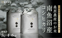 【令和8年産新米予約】【頒布会】最優秀賞受賞【減農薬】最高峰南魚沼産こしひかり5kg×4　6ヶ月　桑原農産のお米(精米)【2026年9月中旬より1ヶ月以内に順次発送予定】