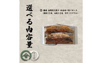 国産鰻炭火焼　紅白セット（蒲焼&nbsp;白焼&nbsp;各2本&nbsp;計710g）