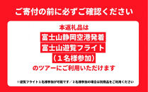 【１名参加用】静岡空港発着&nbsp;富士山遊覧フライト／FDAで約55分の遊覧　ラド観光のFDA利用ツアーふるさと納税