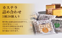 【三源庵】カステラ詰合せ&nbsp;5種20個［&nbsp;京都&nbsp;カステラ専門店&nbsp;しっとり&nbsp;もっちり食感の卵香るカステラ&nbsp;おいしい&nbsp;食べ比べ&nbsp;人気&nbsp;おすすめ&nbsp;お菓子&nbsp;スイーツ&nbsp;お取り寄せ&nbsp;通販&nbsp;送料無料&nbsp;］