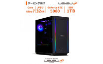 パソコン工房&nbsp;4年間物損保証&nbsp;ミドルタワーゲーミングPC&nbsp;Core&nbsp;Ultra&nbsp;7/5080/No.457