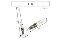 YAMAZEN　スティッククリーナー　ZC-MS40(W)　QQ555