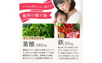 ルミエル&nbsp;葉酸+鉄&nbsp;with&nbsp;乳酸菌&nbsp;3袋&nbsp;サプリメント&nbsp;妊婦&nbsp;妊娠&nbsp;妊活期の葉酸補給