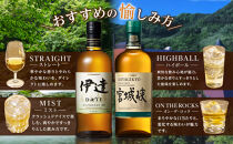 【チョイス限定】【宮城蒸留所】ニッカウイスキー「伊達」＆「宮城狭」セット（700ml×各1瓶）