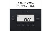 パナソニック&nbsp;可変圧力IHジャー炊飯器　SR-N610E-K　炊飯容量0.5～5.5合　ブラック