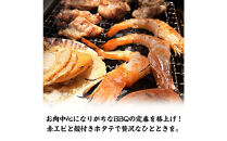 海鮮&nbsp;バーベキュー&nbsp;セット&nbsp;殻付き&nbsp;ほたて&nbsp;赤エビ&nbsp;2種20品&nbsp;BBQセット