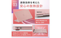 【堺市企画】Macbook&nbsp;カバー&nbsp;Neo13inch&nbsp;ブラッシュ&nbsp;HOGOTECH
