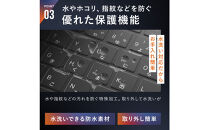 【堺市企画】Macbook&nbsp;極薄キーボードカバー&nbsp;Air/Pro/Neo対応&nbsp;日本語JIS配列&nbsp;マットブラック