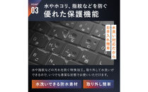 【堺市企画】Macbook&nbsp;極薄キーボードカバー&nbsp;Air/Pro/Neo対応&nbsp;日本語JIS配列&nbsp;マットクリア