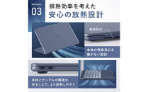 【堺市企画】Macbook&nbsp;カバー&nbsp;Neo13inch&nbsp;マットクリア&nbsp;HOGOTECH