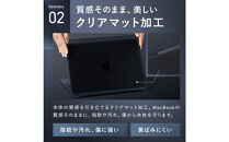 【堺市企画】Macbook&nbsp;カバー&nbsp;Air13inch&nbsp;M2～M5&nbsp;ミッドナイト&nbsp;HOGOTECH