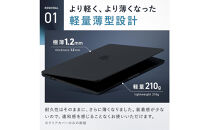 【堺市企画】Macbook&nbsp;カバー&nbsp;Air15inch&nbsp;ミッドナイト&nbsp;HOGOTECH
