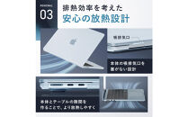 【堺市企画】Macbook&nbsp;カバー&nbsp;Air13inch&nbsp;M2～M5&nbsp;スカイブルー&nbsp;HOGOTECH
