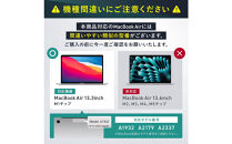 【堺市企画】Macbook&nbsp;カバー&nbsp;Air13inch&nbsp;M1&nbsp;マットクリア&nbsp;HOGOTECH