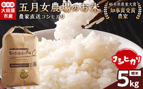 【スピード発送】【令和8年産】栃木県大田原産コシヒカリ&nbsp;白米&nbsp;5kg｜新米&nbsp;栃木県農業大賞&nbsp;知事賞&nbsp;受賞農家&nbsp;メディア出演多数&nbsp;五月女農場&nbsp;農家直送&nbsp;産地直送&nbsp;産直&nbsp;栃木県&nbsp;大田原市&nbsp;こしひかり