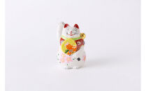 3.5号左団扇招き猫　桜盛