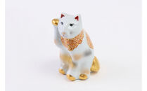 6号招き猫　金襴手